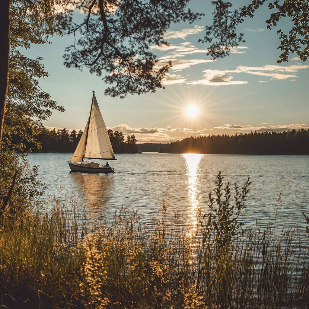 Båt i Mälaren